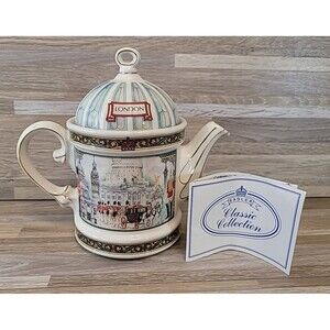 Sadler Classic‎ Collection London Heritage Teapot Horse Guard England Nice
